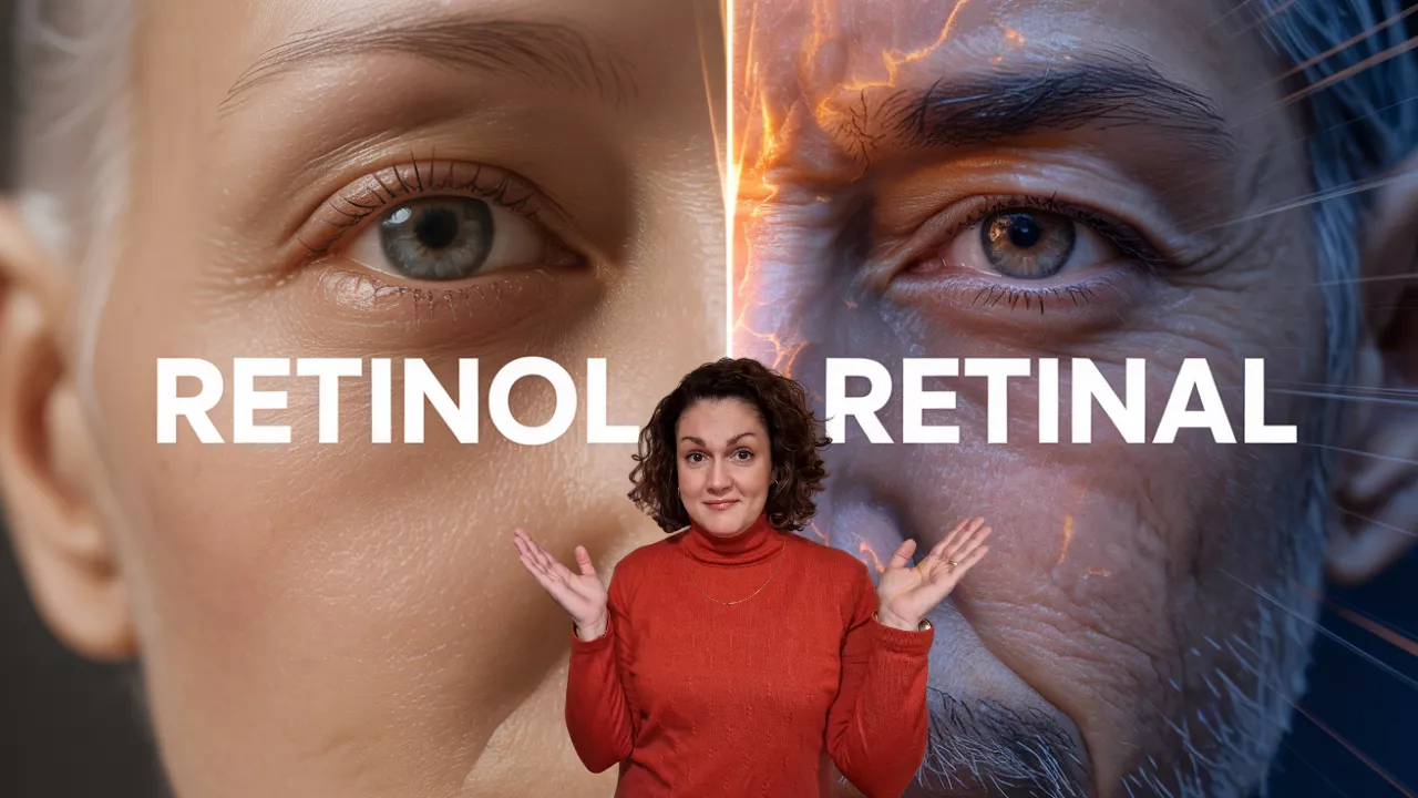 ¿Cuál es la diferencia real entre Retinal (Retinaldehído) y Retinol? Explicamos la escalera de conversión de los retinoides y cuál es mejor para ti.