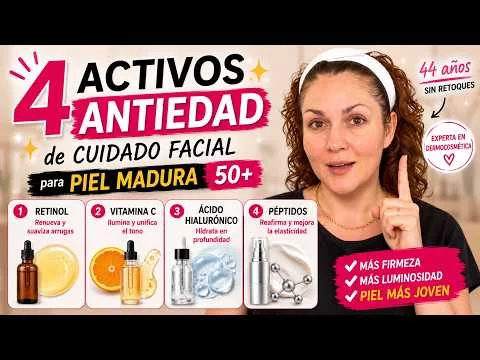 Descubre una rutina facial de día completa para piel madura, diseñada por una enfermera experta en dermocosmética para una piel tersa y joven sin cirugía.