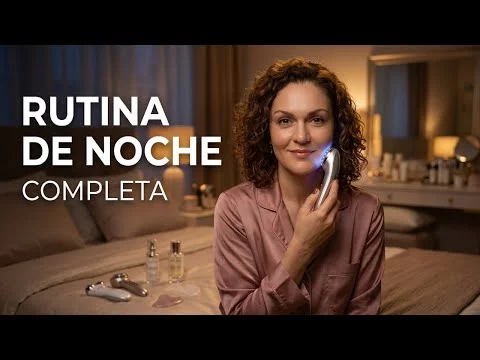 En este artículo, Esther Gaya, enfermera experta en dermocosmética, te guía a través de su rutina de noche completa, explicando cómo y cuándo usar dispositivos faciales.
