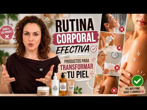 Descubre los ingredientes que SÍ funcionan para una piel corporal sana, sin gastar una fortuna. Esther Gaya desvela mitos y analiza cremas eficaces.