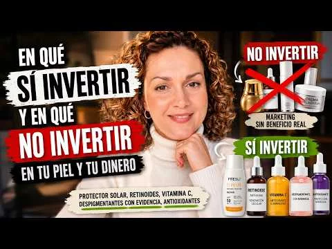 Esther Gaya, enfermera experta en dermocosmética, revela en qué productos de skincare vale la pena invertir y cuáles son un gasto innecesario para tu piel.