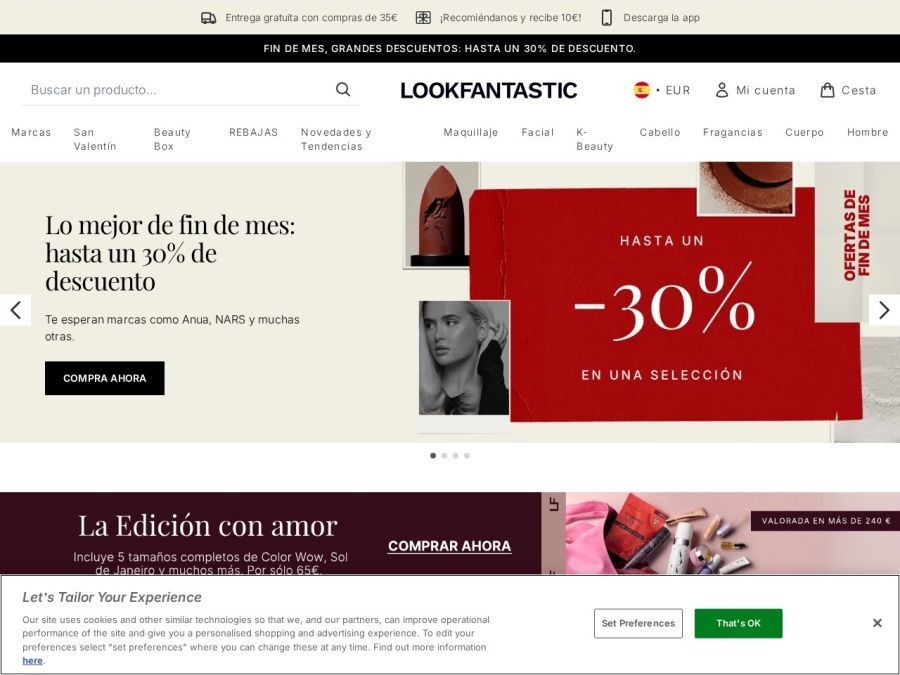 Featured LOOKFANTASTIC