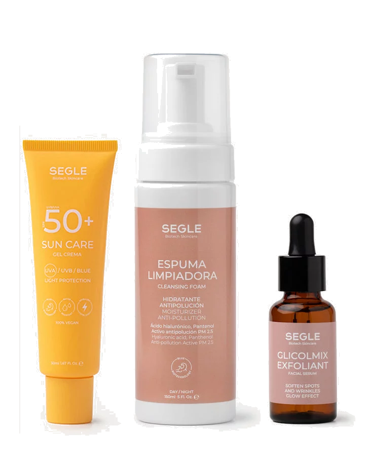 Sérum Glicolmix + Espuma + Solar SPF50+