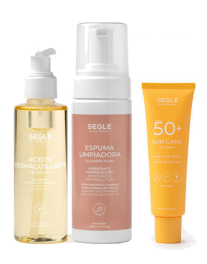 Pack Doble Limpieza + Solar SPF50+